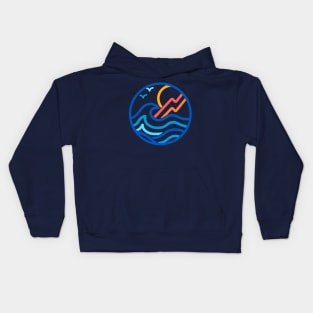 Ride the wave Kids Hoodie